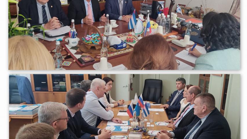 El Rector del ISRI visita la Universidad Rusa de Amistad con los Pueblos Patricio Lumumba