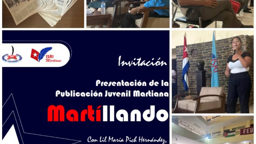 Presentación de la Revista Juvenil Martiana "Martíllando" en el ISRI