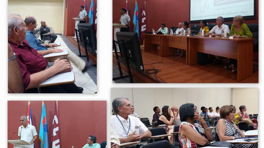 EncEncuentro interactivo entre embajadores cubanos, profesores y estudiantes del ISRI