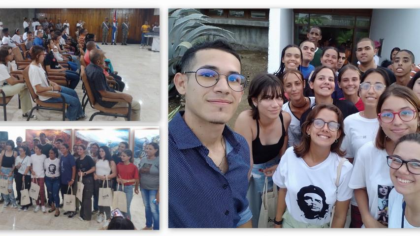 Futuros estudiantes del ISRI fueron recibidos por las máximas autoridades de Guantánamo para cumplir con su Servicio Militar en la Brigada de la Frontera