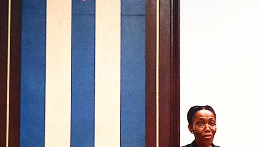 La presidenta del Senado de Granada, Dessima Williams