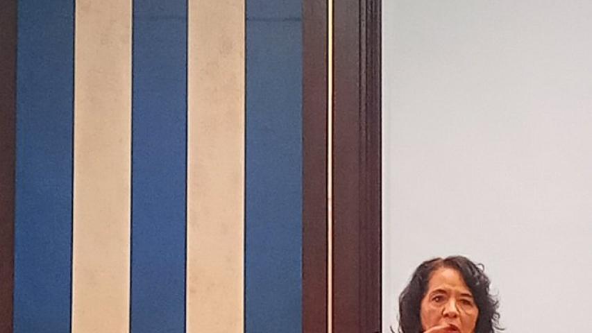 Intervención de la  Excma Sra. Ilenia Medina Vicepresidenta de la Comisión de Relaciones exteriores de la Asamblea Nacional Venezolana