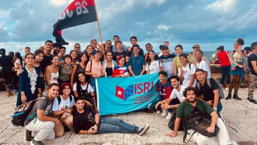 En la Marcha por Camilo Cienfuegos, desde la Plaza de la Revolución hasta el Malecón habanero