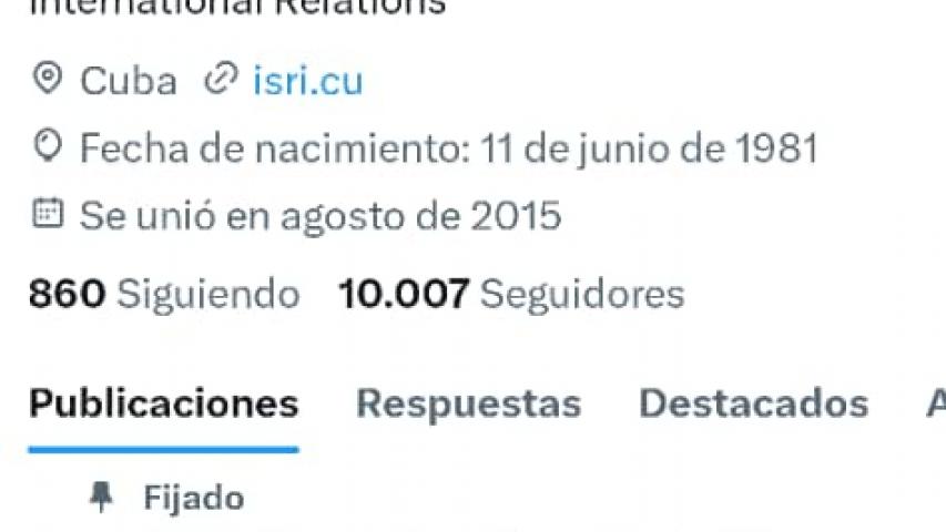 Tenemos más de 10 mil seguidores en la red social X.
