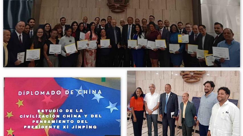 delegación de profesores del ISRI participó en el acto de clausura del Diplomado del Instituto de Altos Estudios Diplomáticos Pedro Gual  en los salones de la Cancillería de Venezuela