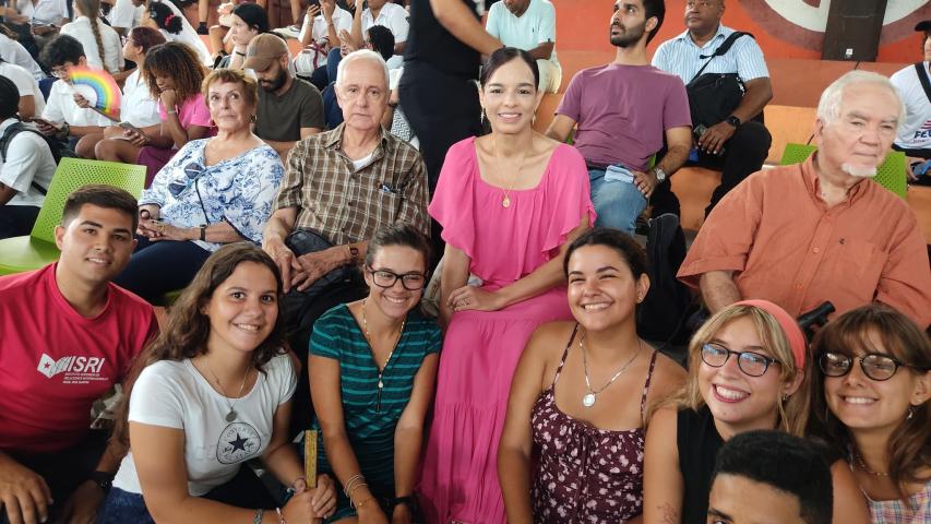 Acto en homenaje al 69 aniversario del Desagravio organizado por la Feu para el Ballet y Alicia Alonso