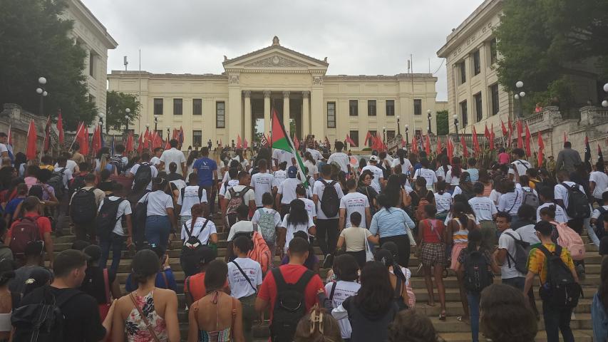  Conmemoración aniversario 80 del ingreso de Fidel Castro en la Universidad de La Habana