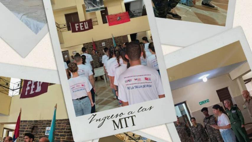 Juraron 26 estudiantes de primer año  defender a la Patria durante su ingreso a las Milicias de Tropas Territoriales (MTT)