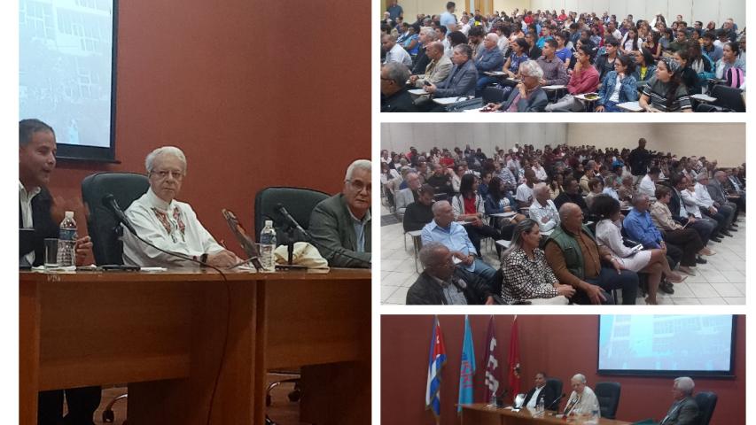 Conferencia Magistral en el ISRI en Homenaje a Fidel Castro