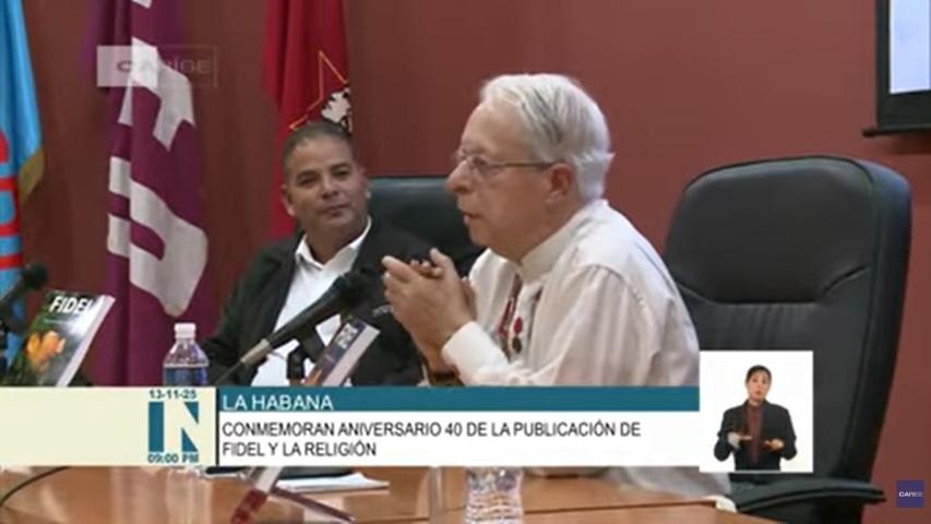 “Recuerdan aniversario 40 de los históricos diálogos entre Fidel y Frei Betto” 